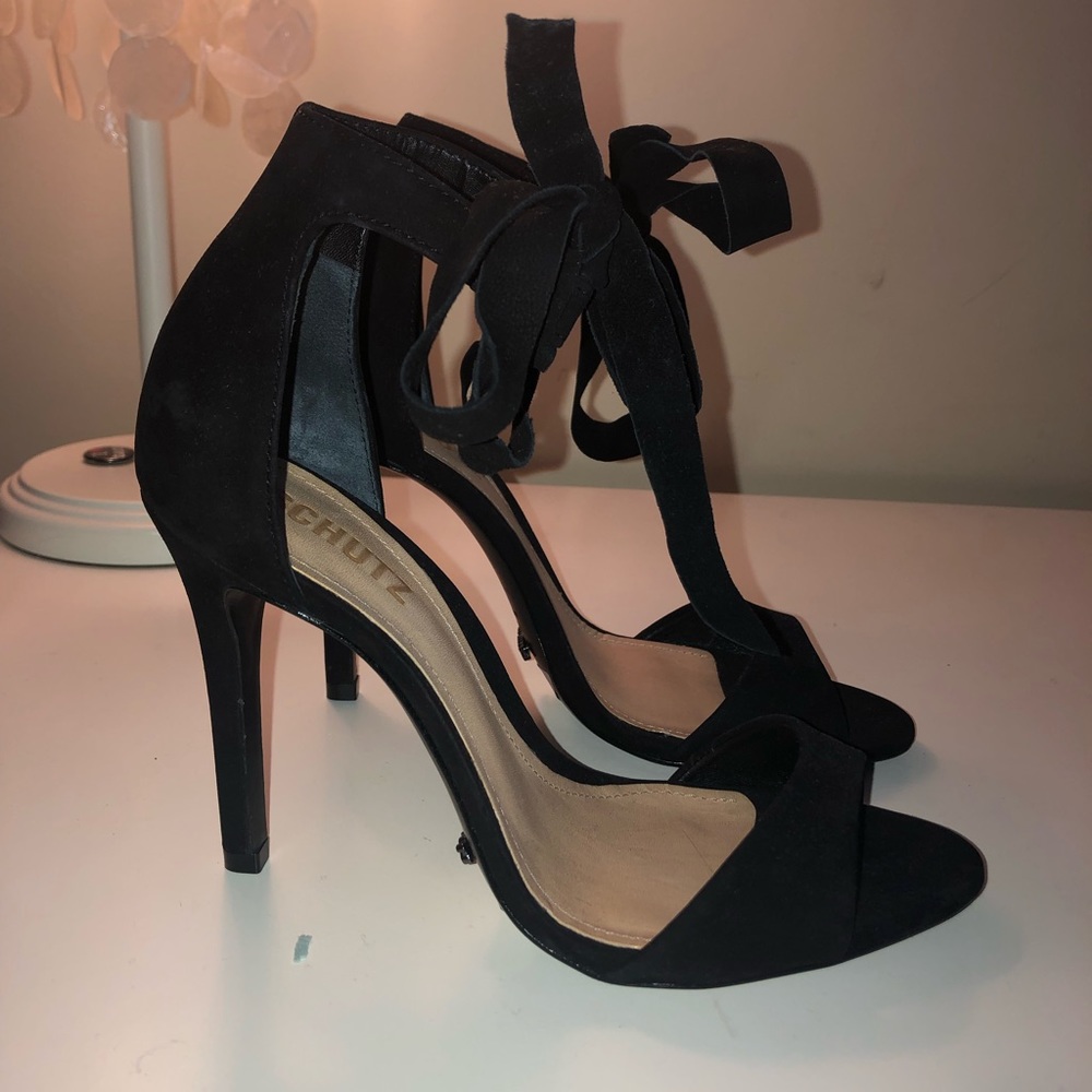 Schutz Free People Black Heels